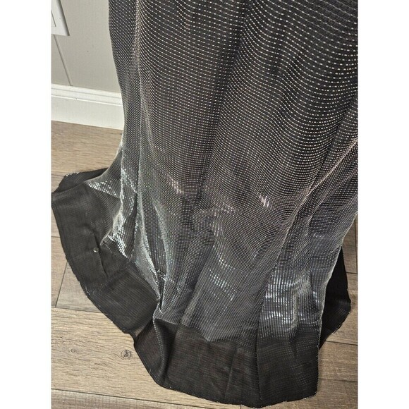 Betsey & Adam Vintage Black Metallic Formal Dress - Picture 4 of 12